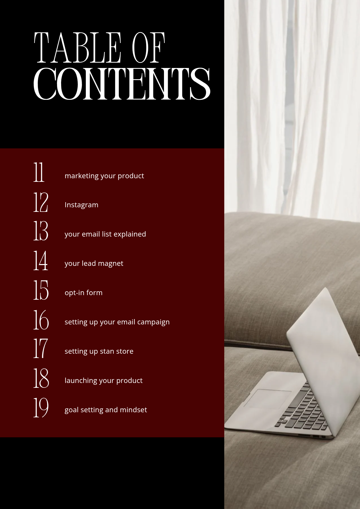 Digital Wealth Guide contents, part two